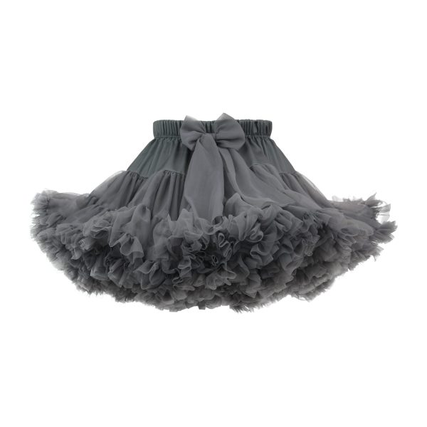 Gonna Ampia in Tulle Antracite Sale