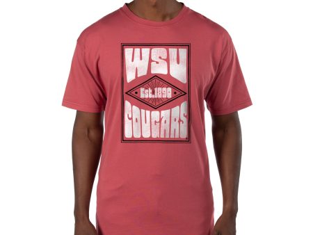 USCAPE Washington State University Poster Short Sleeve Tee, Shiraz Online Hot Sale