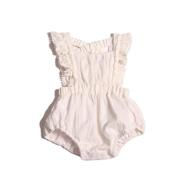 PIPER RUFFLED ROMPER For Discount