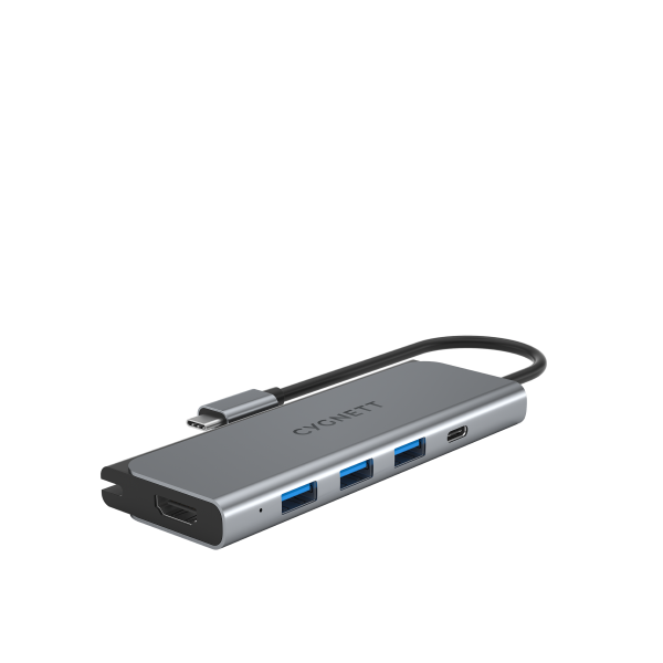 5-in-1 USB-C Hub (Single HDMI) Online Hot Sale