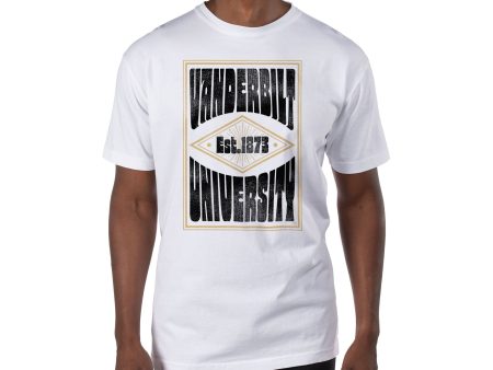 USCAPE Vanderbilt University Poster Short Sleeve Tee, White Discount