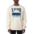 USCAPE Xavier University Stars Heavyweight Crewneck, Bone Online Sale